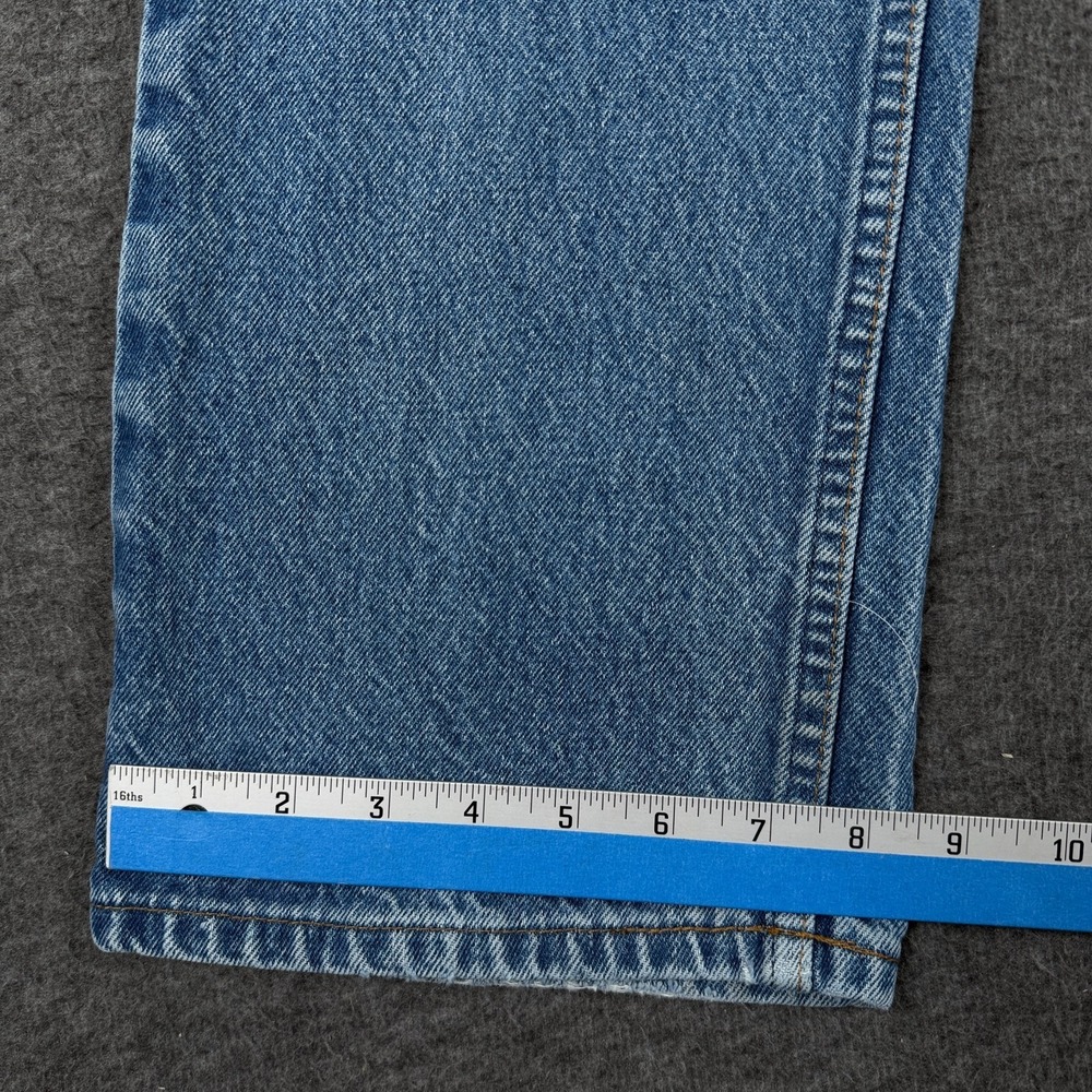Vintage Levis 517 Jeans Mens 36x30 Orange Tab Made USA Blue Distressed Denim - Picture 13 of 14